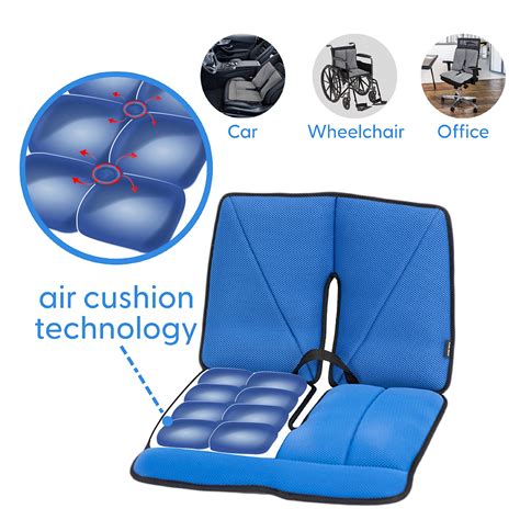Dr Air Seat Cushion Non Slip Orthopedic Lumbar Support Cushion Back Sciatica Coccyx And