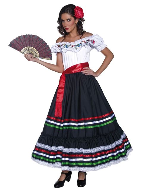 Mexican Traditional Womens Costume