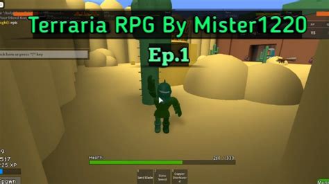 Roblox Terraria Rpg By Mister1220 Ep1 Youtube