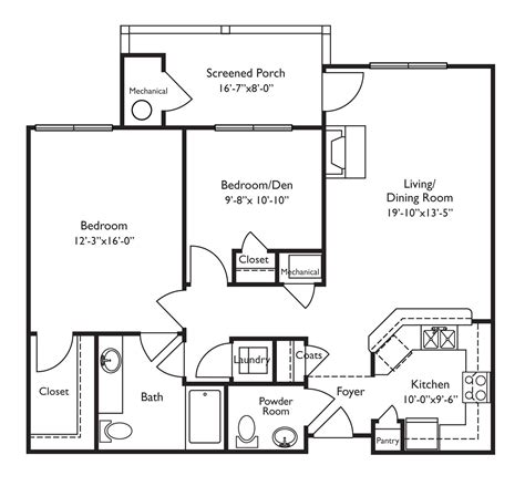 Retirement Home Floor Plans