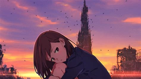 Broken Heart Anime Girl Full Hd Wallpaper - Broken Heart Girl Animated