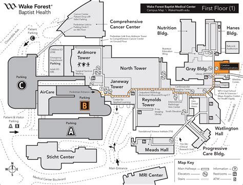 Campus Location Creative Communications Campus Forest Map