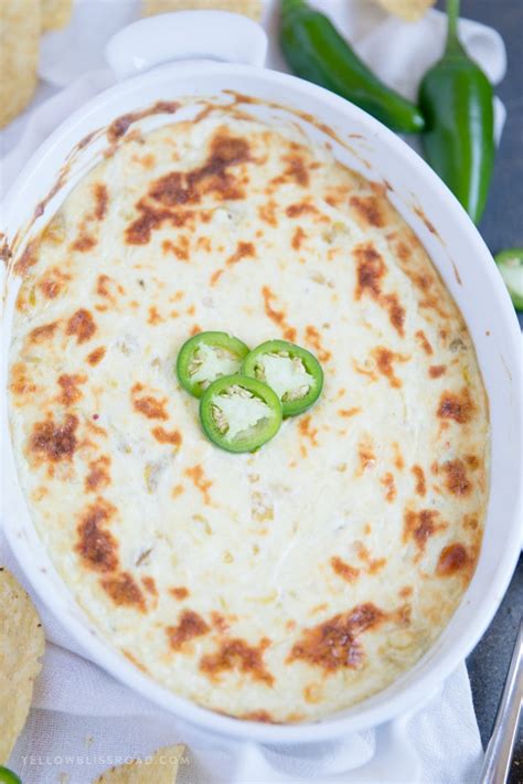 Easy Baked Queso Blanco Dip 4 Cheese White Cheese Dip Appetizer