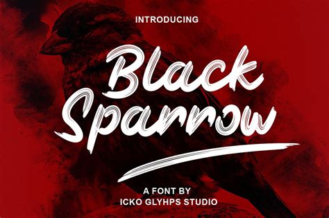 Black Sparrow Font Download Fonts