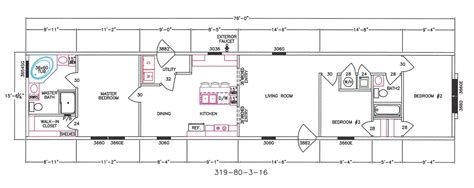 3 Bedroom Floor Plan F 319 Hawks Homes