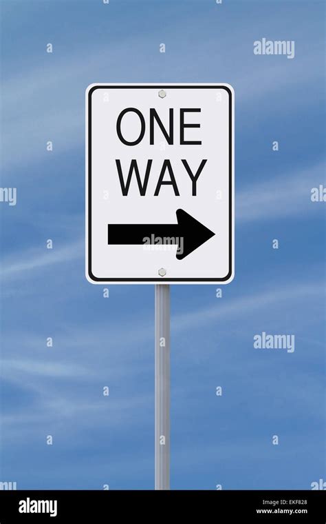 Way One Way Hi Res Stock Photography And Images Alamy