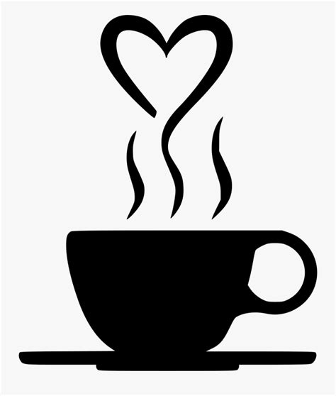 Smoke Drink Heart Romantic Svg Png Icon Free Download - Heart Coffee