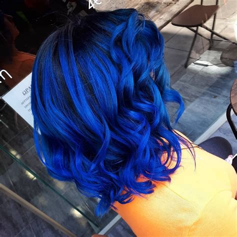 40 Blue Hair Color Ideas Highlights Ombre And Balayages In 2021 Hair