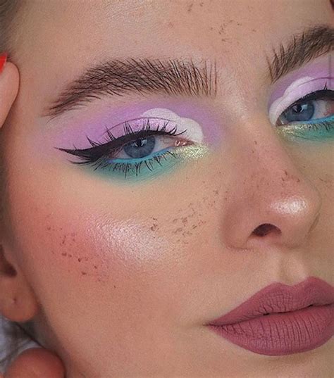 the prettiest spring pastel makeup ideas to brighten up your look fashionisers© colorful eye