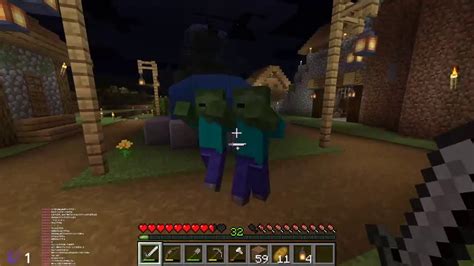Attack Of The Monsters At Night Minecraft Youtube