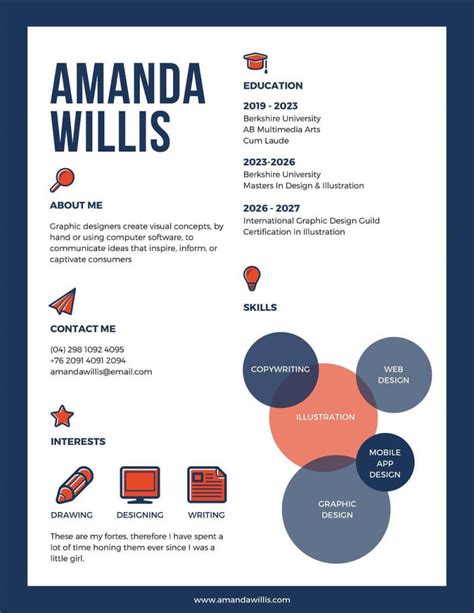 Infographic Resume Free Template