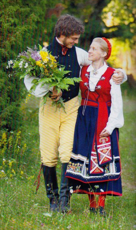 Folk Costume From The Smolandia Småland Provence In Sweden Where I