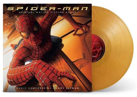 Spider Man Original Motion Picture Score Lp Vinyl Gold Us