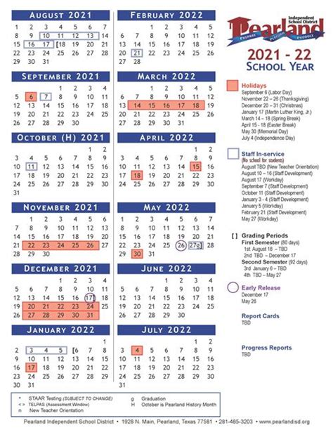 Pearland Isd Calendar 2022 23 July 2022 Calendar
