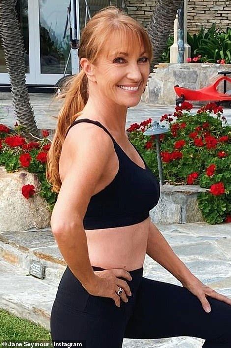 Jane Seymour 70 Shows Off Her Gorgeous Body In A Blue Swimsuit As She