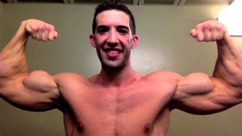 Peaked Shredded Biceps Flexing Youtube