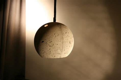 Industrial Design Cement Pendant Light By Unit Berlin