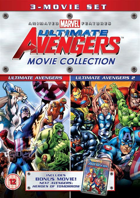 Ultimate Avengers 3 Movie Collection Dvd Uk Curt Geda
