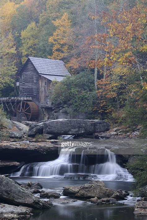 Glade Creek Grist Mill And Waterfalls High Res Stock Photo Getty Images