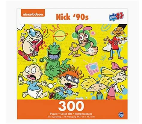 Nickelodeon Nick 90s Retro Collection 300 Piece Puzzle Street Art 9