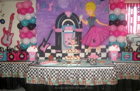 You can view all of our 50's theme decoration here or search for a specific decoration using the search feature in the upper right hand corner. Party-Tales: ~ Birthday Party ~ 50's Diner Sock Hop Party ...