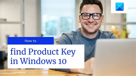How To Find Product Key In Windows 10 Youtube