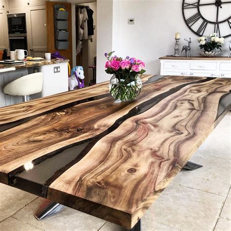 Earthy Timber Luxury Statement Wooden Tables And Counter Tops Uk