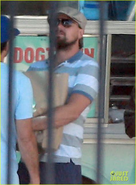 Leonardo Dicaprio Sports Scruffy Beard While Hanging With Pals Photo