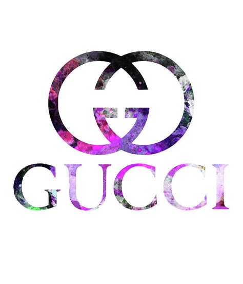 Gucci Logo 1 Watercolor 1 Digital Art By Del Art