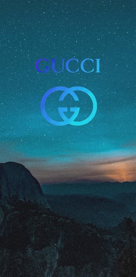 Blue Gucci Background