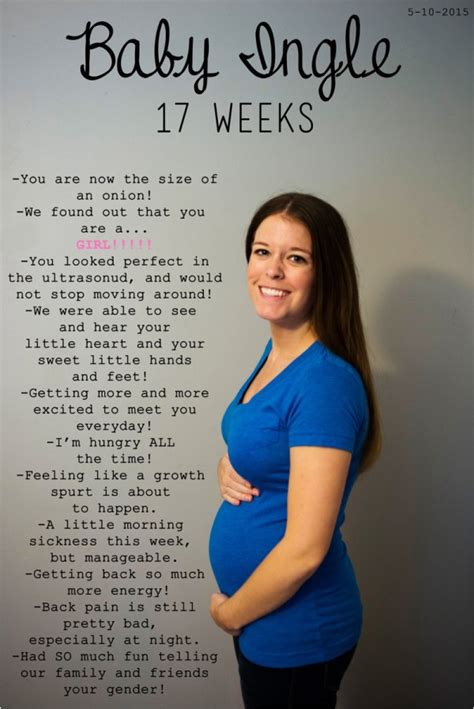 17 Weeks Pregnant Pregnancy Week 17 Update