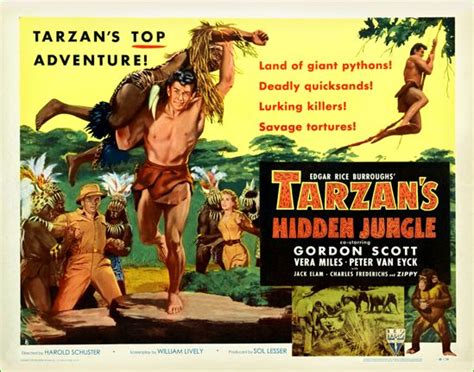 Tarzan S Hidden Jungle Stars Gordon Scott Vera Miles Peter Van Eyck Jack Elam