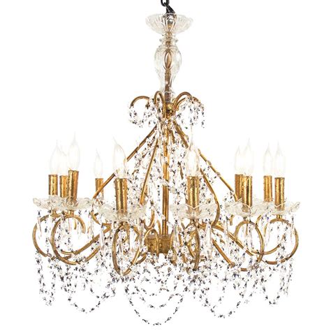 Laney Hollywood Golden Crystal Princess Chandelier Kathy Kuo Home