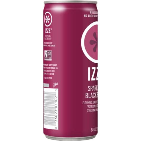 Izze Blackberry Sparkling Juice Can 84 Fl Oz Dillons Food Stores