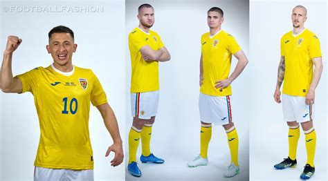 Romania 202122 Joma Home And Away Kits Football Fashion