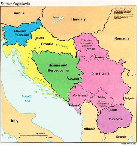 Lista 95 Foto Mapa De La Antigua Yugoslavia El último
