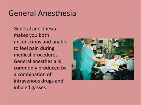 Ppt Types Of Anesthesia Powerpoint Presentation Free Download Id