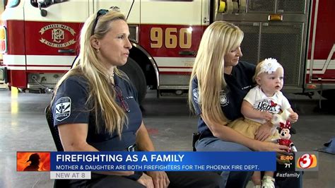 Mother And Daughter Fighting Fires Together With The Phoenix Fire Department Youtube