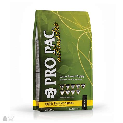 Pro plan large breed puppy obtains the major portion of its meat protein from chicken. Купить корм Pro Pac Ultimates Large Breed Puppy Chicken ...