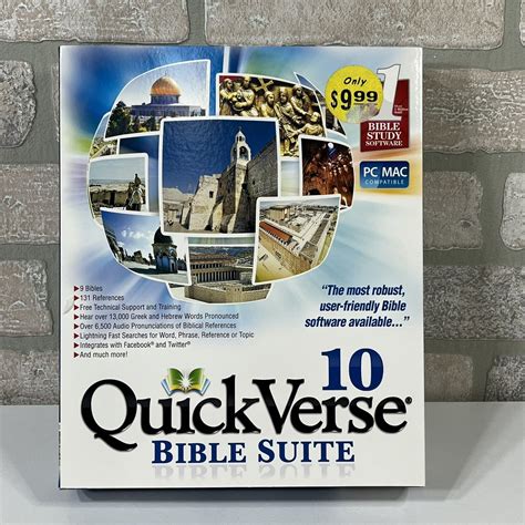 Quickverse 10 Bible Suite Pcmac Software Bible Study Research