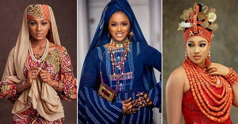 Stunning Nigerian Brides In Their Traditional Wedding Regalia Asoebi Guest Fashion