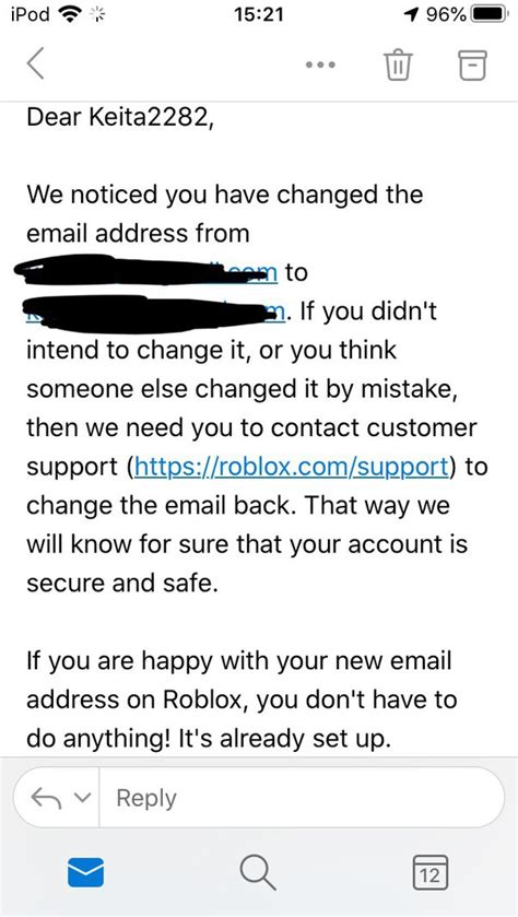 Can Roblox Change The Email On Your Roblox Account For You If You Got