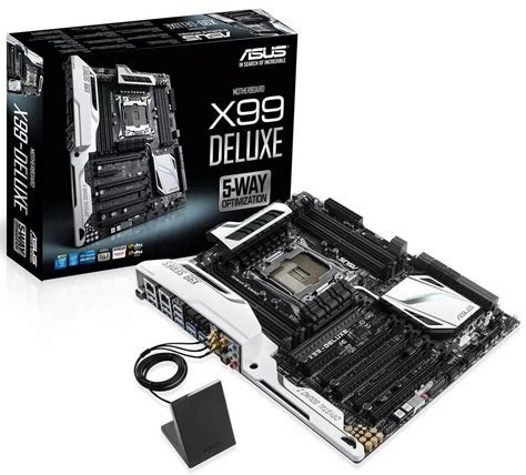 Asus X99 Deluxe High End Motherboard Unveiled Beautiful White And