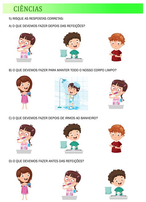 Cartilha De Higiene Pessoal Infantil