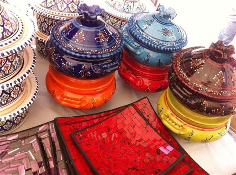 Decor your home with traditional craft jaipur blue pottery. Mosaic plate set, Tunisian platter and more | Handmade ...