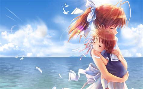 Anime Mother With Baby Wallpapers Wallpaper Cave