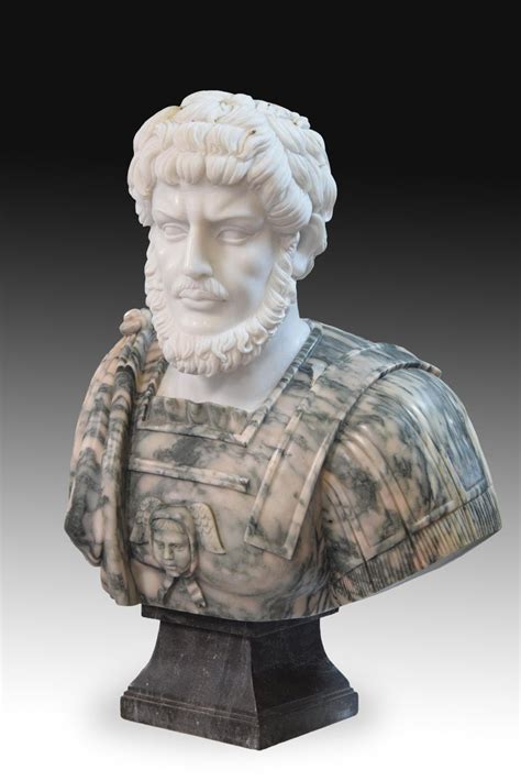 Marble Bust Roman Emperor 20th Century For Sale At 1stdibs