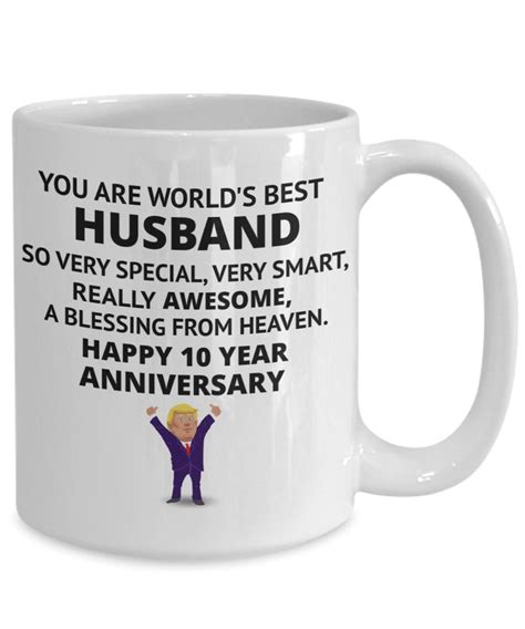 10 year anniversary gifts for husband. Happy 10th Year Anniversary Gifts, 10th Anniversary ...