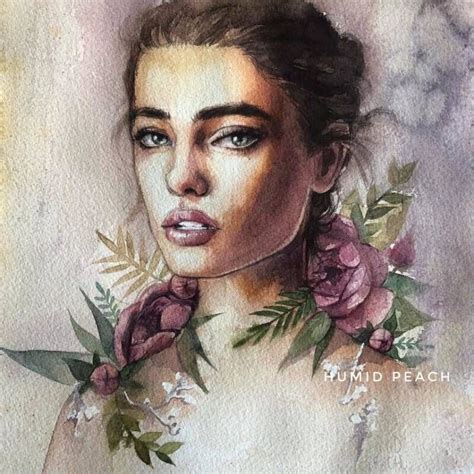 Watercolor Painting By Humid Peach Watercolor Artwoonz Watercolor