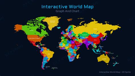 2d Flat World Map